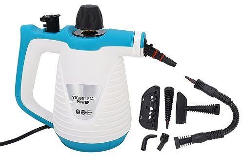 Limpiador de Vapor de Mano de 350 Ml Máquina de Limpieza Multifuncional de 350 Ml con Tanque Interno de Buena Protección de Potencia de 900‑1050 W (Enchufe UE 220V‑240V)