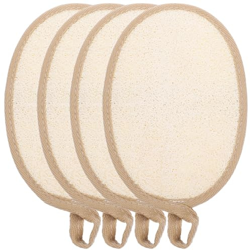 FRCOLOR 4 Uds Esponjas De Lufa Para Ducha Esponja De Lufa Natural Esponja Exfoliante Para El Cuerpo Esponja De Baño Esponja De Lufa Para Lavar El Cuerpo