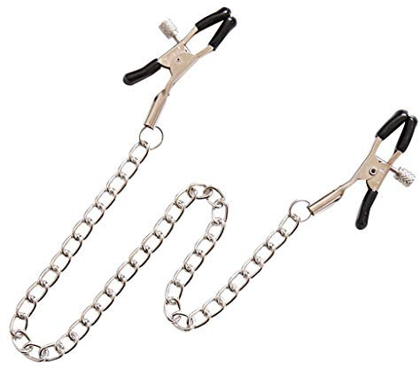 Harilla de Pezón con Cadena de Acero Inoxidable para Adultos
