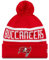 New Era Unisex Knit Medium Beanie-Mütze, Rot, Einheitsgröße EU