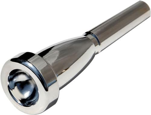 JM FOREST - Boquilla de Trompeta Plateada 7C Latón Chapado en Plata Accesorio de Instrumentos de Viento |Compatible con Trompetas Bach y Conn Ideal para Estudiantes y Profesionales