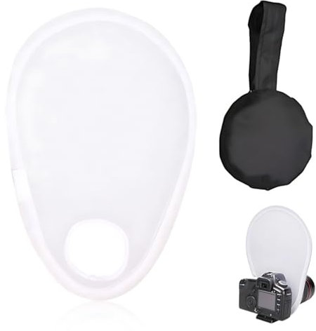 GHPKOTW 1Pcs Tragbar Blitzdiffusor Kamera Blitz Diffusor Faltbar Blitz Diffusor Reflektor Kit Kamera Licht-Reflektor Für DSLR-Kameraobjektive