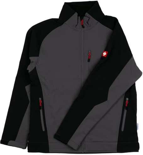 Engelbert Strauss Herren Softshelljacke dryplexx softlight, Farbe:anthrazit/schwarz, Größe:XL