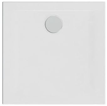 Ceramica Dolomite Piatto doccia quadrato in ceramica modello squash, ultrasottile h. 4 cm, antiscivolo, 80 x 80 cm