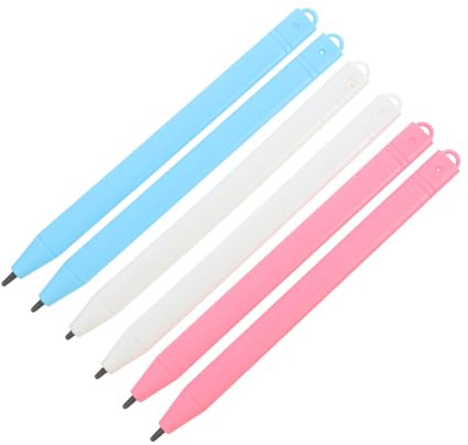 SHINEOFI 6pezzi Penna Stilo per Disegno Lcd Tavoletta Grafica Riutilizzabile per Ragazzo Ragazza Adulti Accessori per Tablet Blocchi da Disegno senza Ricarica Leggera e Portatile