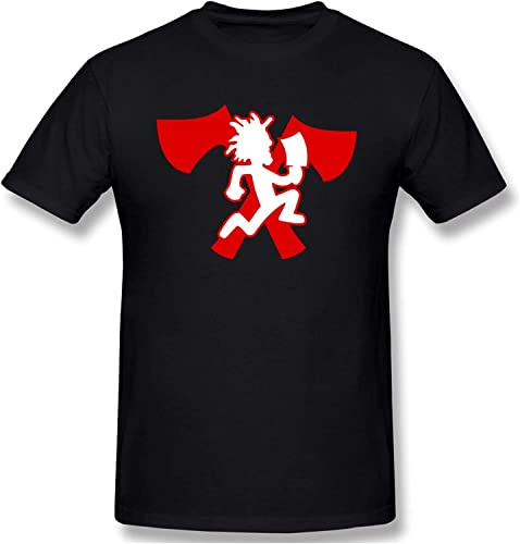 LIPENGH59 Mens Shirts Logo of Ogbcom Hatchetman ICP Simple Short Sleeve T Shirts(Medium)