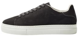 SELECTED MEN Homme Sneaker Slhdavid Noos Baskets Chunky Suede, Gris foncé, 45 EU