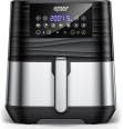 Innsky Friggitrice ad Aria 5.5L Senza Olio 1700W, Air Fryer con Ricette Italiane, 11 Programmi Autonomi, Lavabile in Lavastoviglie, PFOA Free, Temperatura 80-200°C
