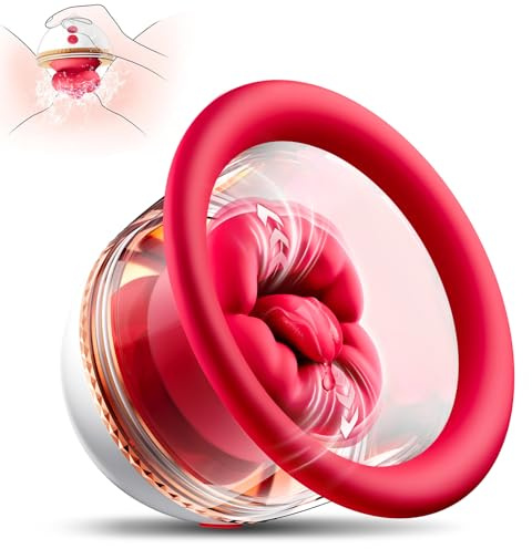 Sex Spielzeug für die Frau, Vibratorensets für Frauen mit Saugnapf | 9 Oral-Leck- 3 Saug-Modi Vibrator für Klitoris & Brust sowie Vibration für Frauen, Sexspielzeug &Sex Toys für die Paare Solo