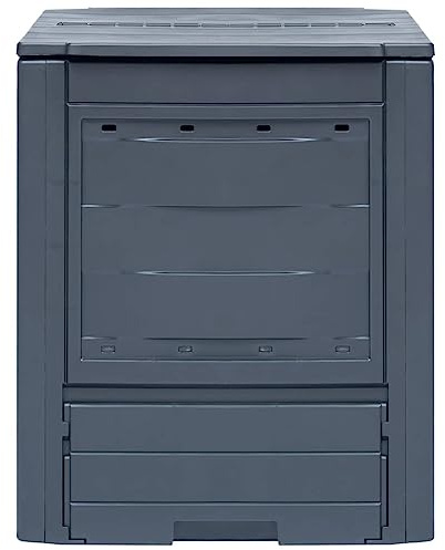 Genérico Compostadores de jardín 2 Unidades Gris 520 L 60x60x73 cm,Casa y jardín,Jardín,Jardinería,Compostaje,Compostadores,Gris,11.08 kg,278919