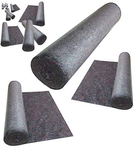 Abdeckvlies 50m² (1mx50m) Malervlies Vlies Malerabdeckvlies 180g/m² Schutzvlies rutschfest PE-Folie Saugvlies BOHRFUX