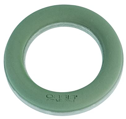 Flowerbox Oasis Steckschaum ECObase Ring Ø30cm Steckmasse Steckschwamm - 4 Stück