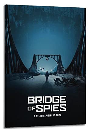 VZRSQZK Poster du film Bridge of Spies - Peinture décorative sur toile - Décoration moderne pour chambre à coucher - 20 x 30 cm