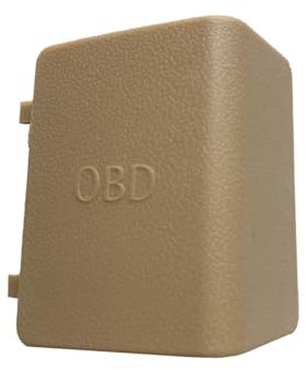 SHENGG Neue schwarz-beige Steckerabdeckung Autoverkleidung Schutzkappe for 51437147538 (Color : Beige-1PC)