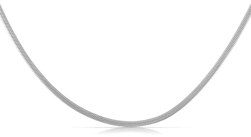Made by Nami Brillenkette Damen & Herren Brillenband Schlangen Design Gold oder Silber 70cm (Schlangendesign, Silber)