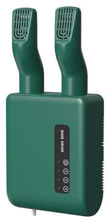 WBRSybUK Boot Dryer for Work Boots Portable Shoe Dryer W/1H/2H/3H Timer & 360° Adjustable Dry Rack Wall Mounted Boot Warmer Silent Quick Drying for Gloves,Green