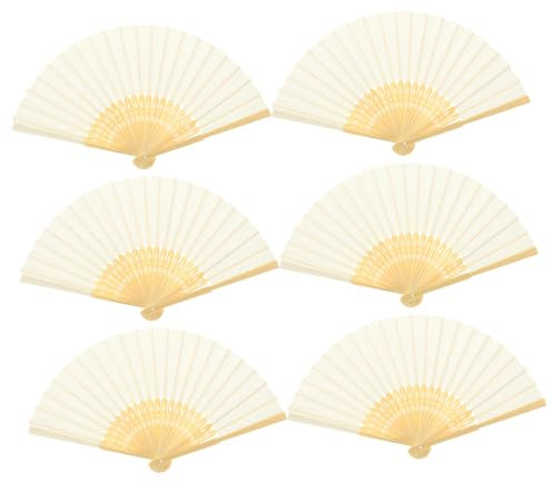 Zerodeko Reiseventilator Handventilator für Frauen Chinesische Faltfächer Manueller Robustes Knochengewebe für Dauerhaften Gebrauch