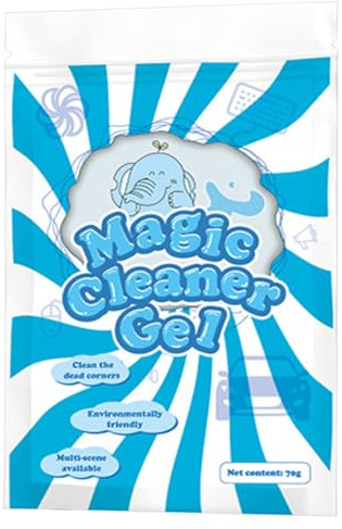 Whnbuij Gel de limpieza para coche, limpiador de salpicadero, depósito de polvo interior, masilla de eliminación de polvo, limpiador de ventilación de teclado, detalles automáticos con superficies