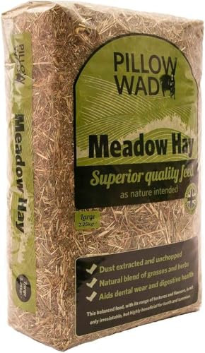 SuperGift.com Natural Pet Bedding Mix, Wood Shavings, Straw and Hay, Nest Material (Medow Hay 2.25kg)