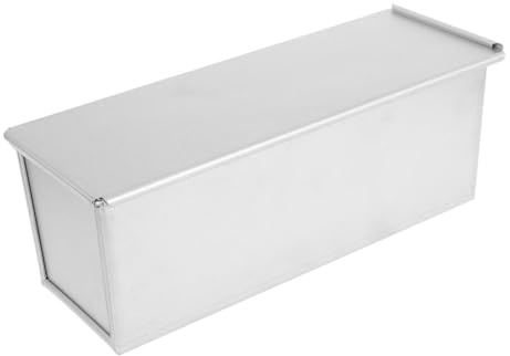 LAPYAPPE Moule à Pain avec Couvercle Coulissant Grosse Capacité en Alliage D'aluminium Chauffage Uniforme, pour Cuisson de Pain et Fêtes