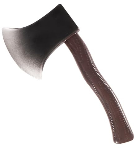 Hache en mousse pour Halloween, accessoire de costume de bûcheron, accessoire pour tours d'arme, jouet pour décorations de fête