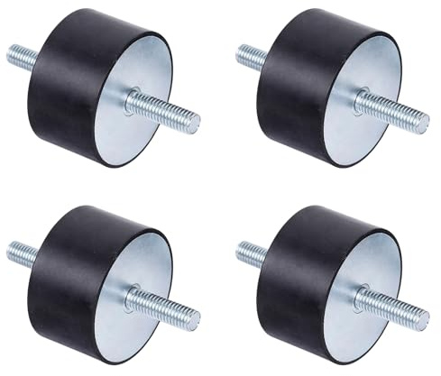 Gummipuffer M6, 4 StüCk StoßDäMpfer SchwingungsdäMpfer, Vv 20 * 15 M6 * 18 Anti-Vibration Silentblock Mit Schrauben FüR Auto Boot Wasserpumpe Luftkompressor