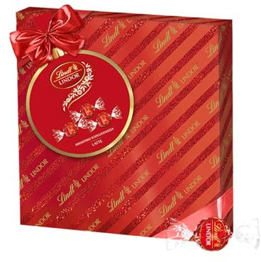 Lindt Lindor Scatola Incartata, Praline Latte, 287g