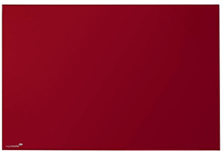 Legamaster 7-104743 Glasboard Colour, Glas-Magnettafel, 80 x 60 cm, rot