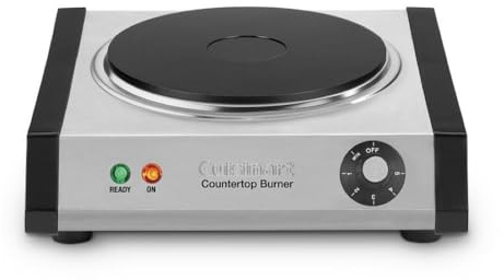 Cuisinart CB-30P1 Cast-Iron Single Burner, Stainless Steel