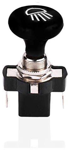Zugschalter 12v Kippschalter Auto Scheinwerfer Push Pull Lichtschalter für Cart EZGO Club Car Scheinwerfer-Zugschalter Schwarz