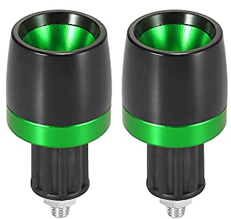 Motoforti 2-tlg. 18mm Lenkerendkappen Stecker Bar Ende für Motorrad Grün