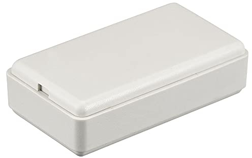 sourcing map 10 Stück Mini Staubdichte Anschlussdose 50x28x15mm ABS für Elektroprojekte Grau