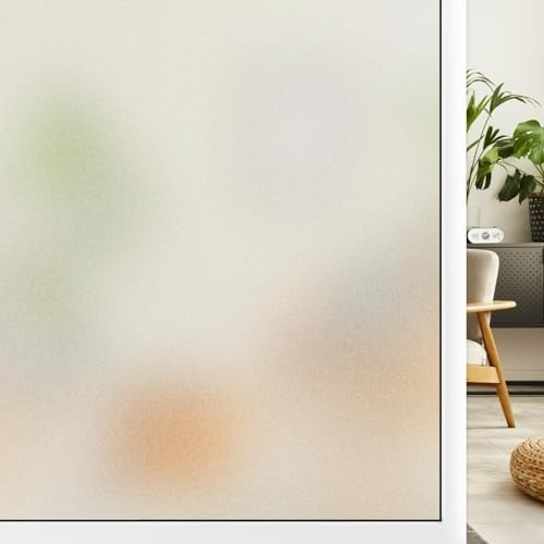DIFIT Vinilos para Cristales, Esmerilado Vinilo Ventana Privacidad, Electrostático, Reutilizable, Anti-UV, Ideal para Hogar, Dormitorio, Cocina y Oficina, 30x400 cm