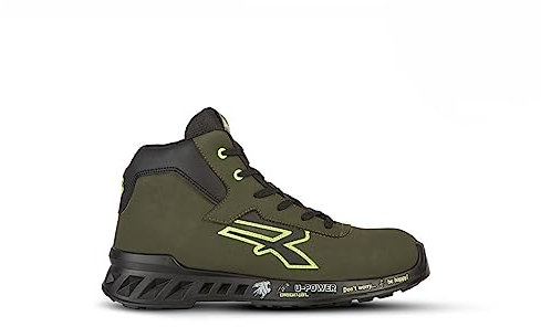 U-Power Tyler ESD S3 Ci SRC, Fire And Safety Boot Uomo, Rosso, 39 EU