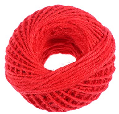 Ciieeo 1 Rollo Decoración De Manos Hilo De Yute De Colores Embalaje De Hilo De Yute Embalaje De Hilo De Cuerda Cuerda Cordel De Arpillera Hilo De Yute Enroscarse Línea De
