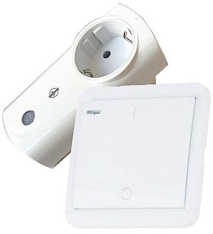 Pi-801: Intertechno Funkstecker IT-K2300 im Set komplett mit Wandsender DWS-10T mit Timer-Funktion