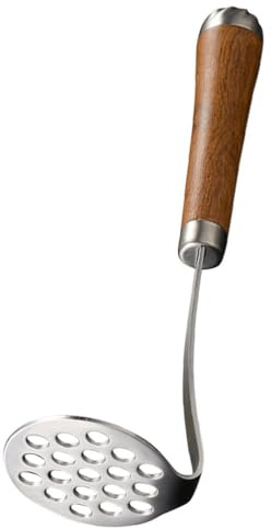 Garneck Mini-Avocadostampfer – Kleiner Kartoffelstampfer Manueller Kartoffelstampfer Aus Edelstahl Kartoffelpüree-Werkzeug Gemüse Bohnenstampfer