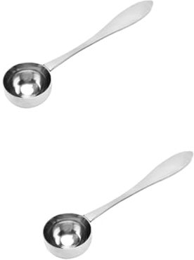 Amosfun 2 Pièces cuillère à mesurer en acier inoxydable cuillères à mesurer en or cuillères à café sauce cuillère à café cuillère doseuse cuillere doseuse mesurette de