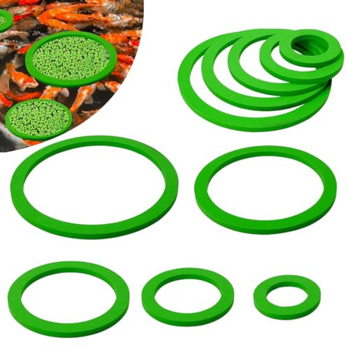 5 pcs anillos flotantes para plantas, anillos de alimentación para plantas flotantes, anillo de alimento flotante, anillos flotantes para mantener o separar plantas flotantes