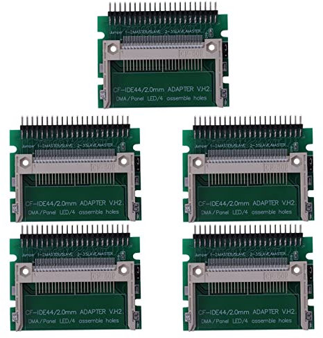 Reinscer Lot de 5 adaptateurs IDE 44 broches vers connecteur flash compact
