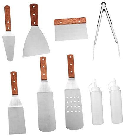 TOYANDONA Utensili Barbecue Acciaio Inossidabile Utensili Barbecue Set per Accessori per G Grillata in Acciaio Inossidabile