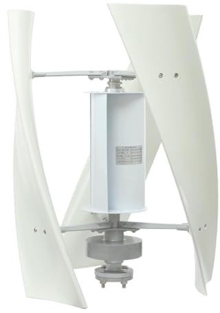 HYZHANHONG 220v, Aerogenerador de 3000 W, 12 V-220 V, 3 aspas con Controlador, Kit de turbina eólica de bajo Ruido, turbina eólica de Eje Vertical para iluminación de Jardines Exteriores