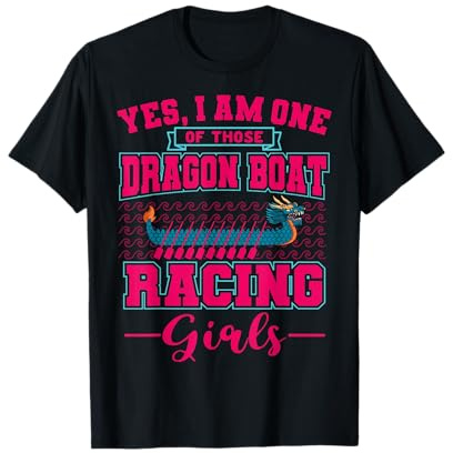 Dragon Boat Girl Paddler Team Racing Athlete Water Sport Oar T-Shirt