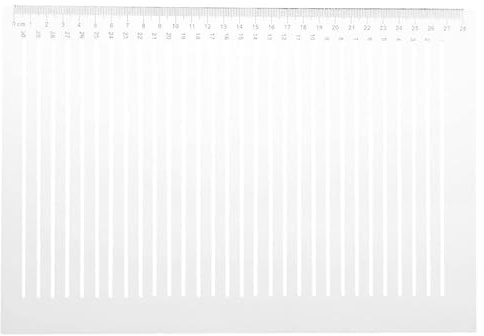 Schreiben Gerade Leitfaden | Umwickeln Addressing A4 Klar Ruler - Einfach zu tragen Kallligraphie und Ruler Vorlage für Zeichnung und Buchstaben Hilfen Vorbereitung