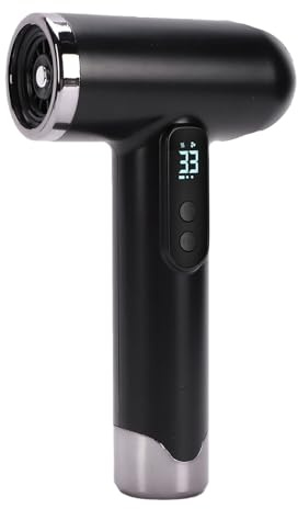 Fockety Secador de Pelo Inalámbrico, Secador de Pelo con Batería Recargable de 100000 RPM, de de Secado Rápido con Boquilla y Batería de 15000 MAh para el Hogar, Viajes (Enchufe de EE. UU.)