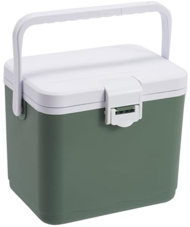 LOVIVER Glacière Portable Boîte Isotherme Contenant Réfrigérant Caisse Réfrigérante Conteneur Thermique Construction Rigide Couvercle Plat Articulé Fermeture