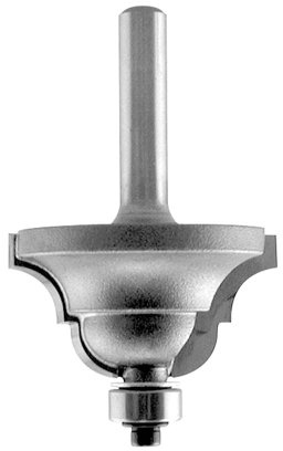 Makita 733281-a Router Bit 1/4-inch doble romana Ogee, 2 flauta, 1/4-inch SH, C.T.