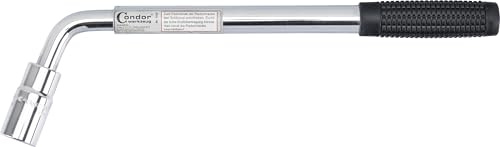 CONDOR Radmuttern Schlüssel ausziehbar bis 500mm für 17mm + 19mm Alufelgen De,-Montage
