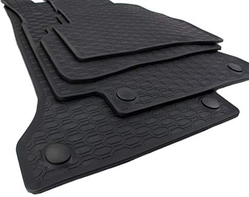 kfz-premiumteile24 Gummimatten Kompatibel mit C-Klasse W205 S205 T-Modell Baujahr ab 02/2014-2021 Fußmatten Allwetter Premium Qualität Matten Schwarz 4-teilig