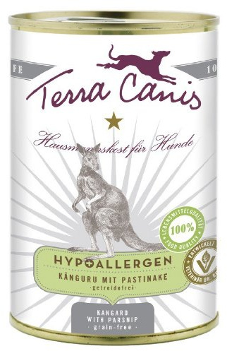 Terra Canis | Hypoallergen Känguru mit Pastinake | 12 x 400 g